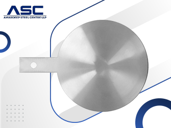SS 304H Paddle Blind Flanges